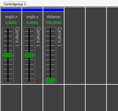 Camera 1 controls