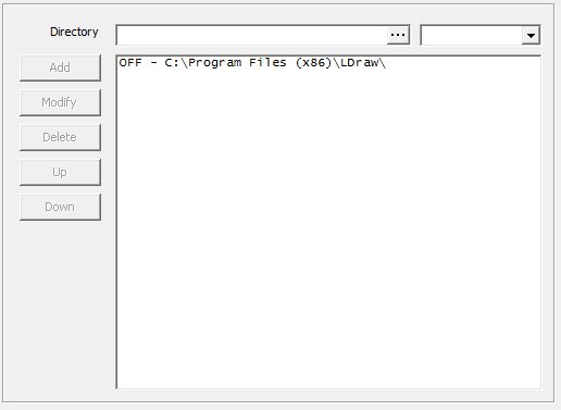 LDraw user directories config