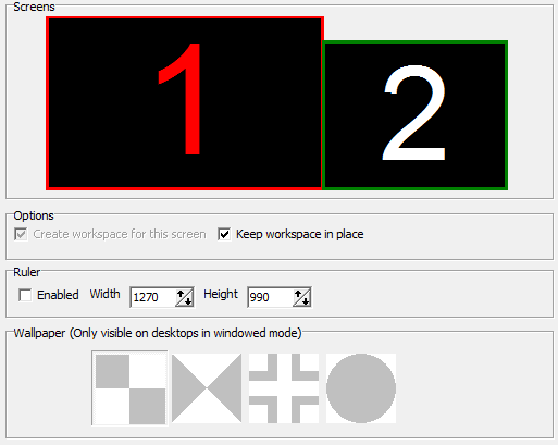 Workspaces config