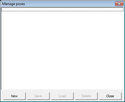 Pose manager