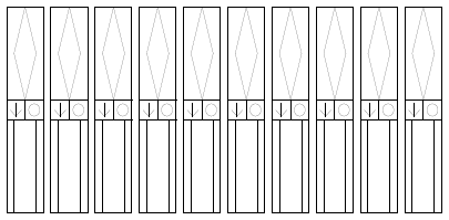 Sliders on sheet